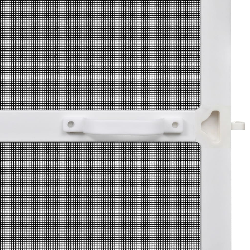 vidaXL Moustiquaire à charnière pour portes Blanc 100 x 215 cm