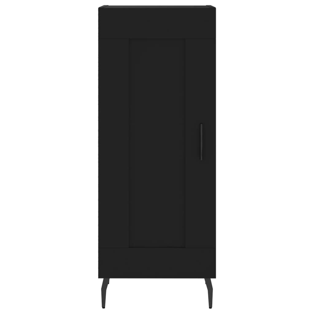 vidaXL Buffet Noir 34,5x34x90 cm Bois d'ingénierie