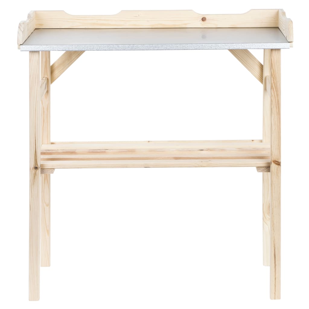 HI Table de rempotage en bois 82x38x78 cm