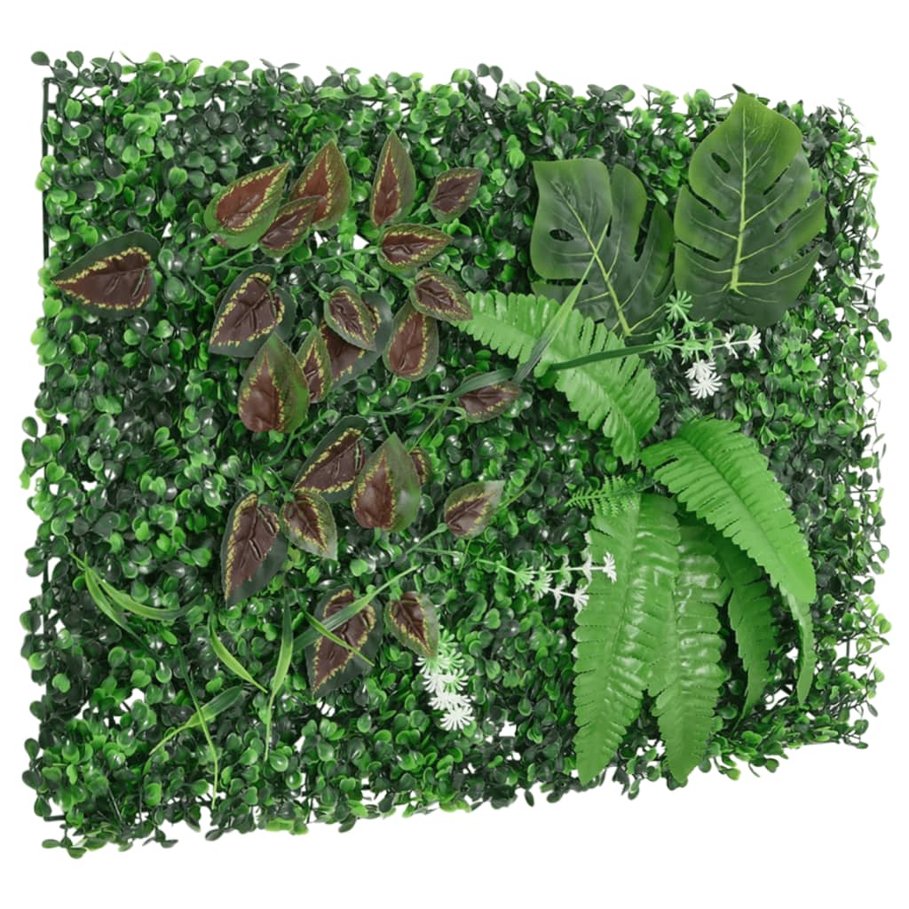  vidaXL Clôture à plantes artificielles 24 pcs vert 40x60 cm