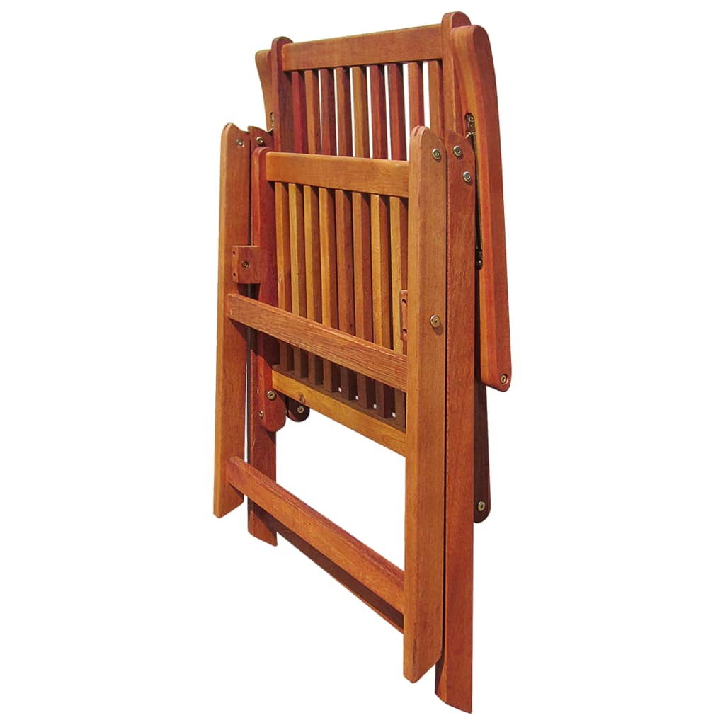 vidaXL Chaises pliables de jardin lot de 4 Bois d'acacia solide