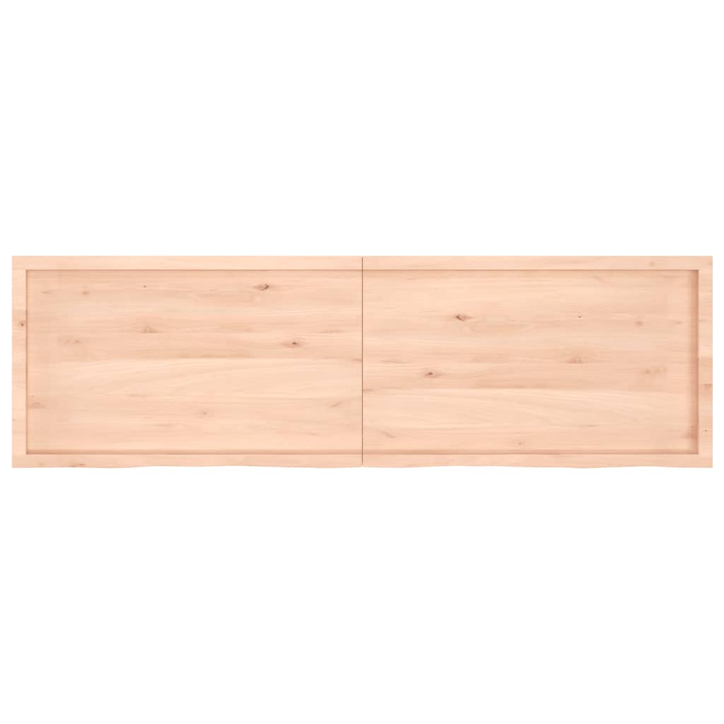vidaXL Dessus de table 200x60x(2-6) cm bois de chêne massif non traité