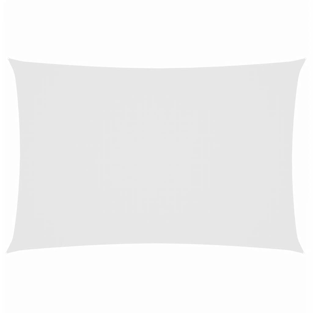 vidaXL Voile de parasol tissu oxford rectangulaire 2x4,5 m blanc