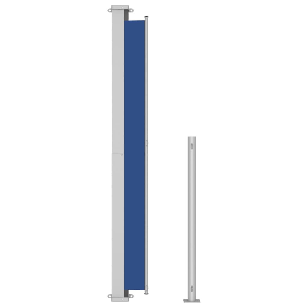 vidaXL Auvent latéral rétractable de patio 220x500 cm Bleu