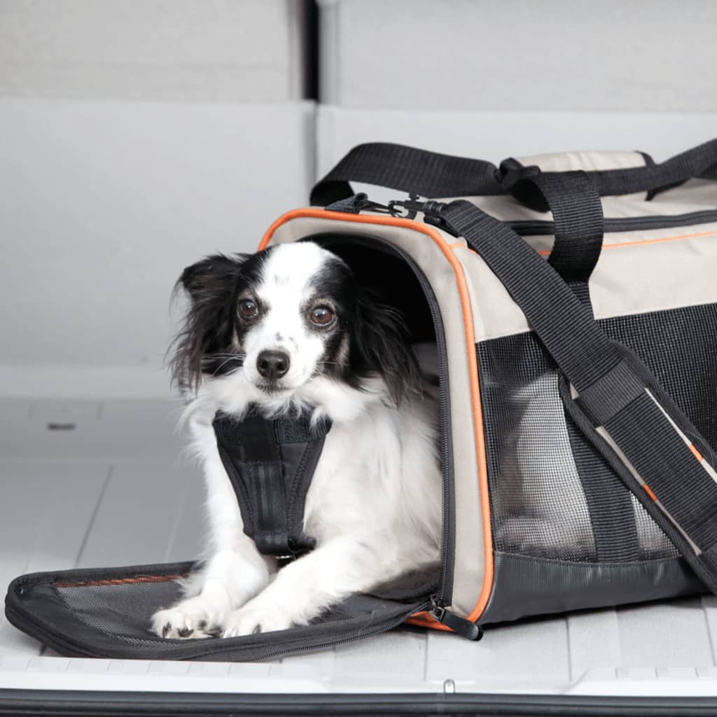 Kurgo Sac de voyage pour chien Wander Carrier Noir, orange et sable