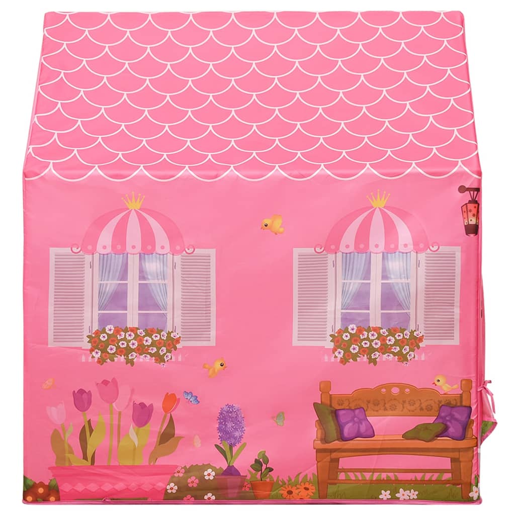 vidaXL Tente de jeu pour enfants avec 250 balles Rose 69x94x104 cm