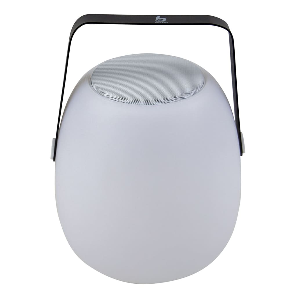 Bo-Camp Lampe de table LED avec haut-parleur Bluetooth Blanc et marron