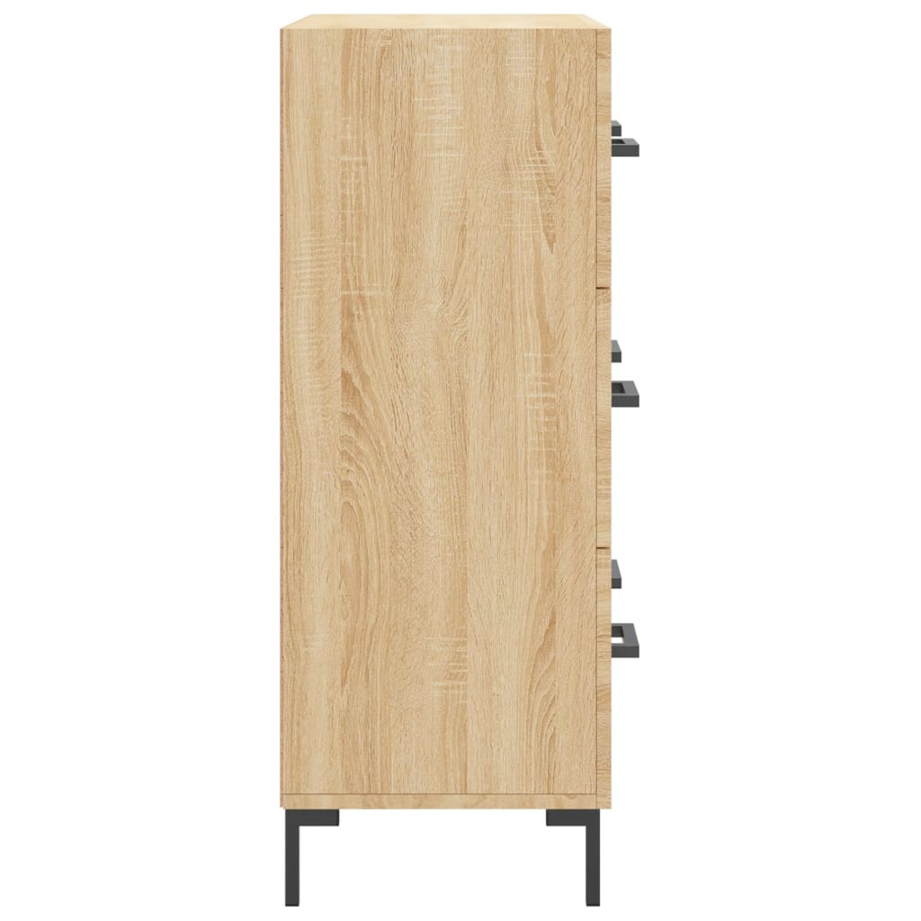 vidaXL Buffet chêne sonoma 69,5x34x90 cm bois d'ingénierie