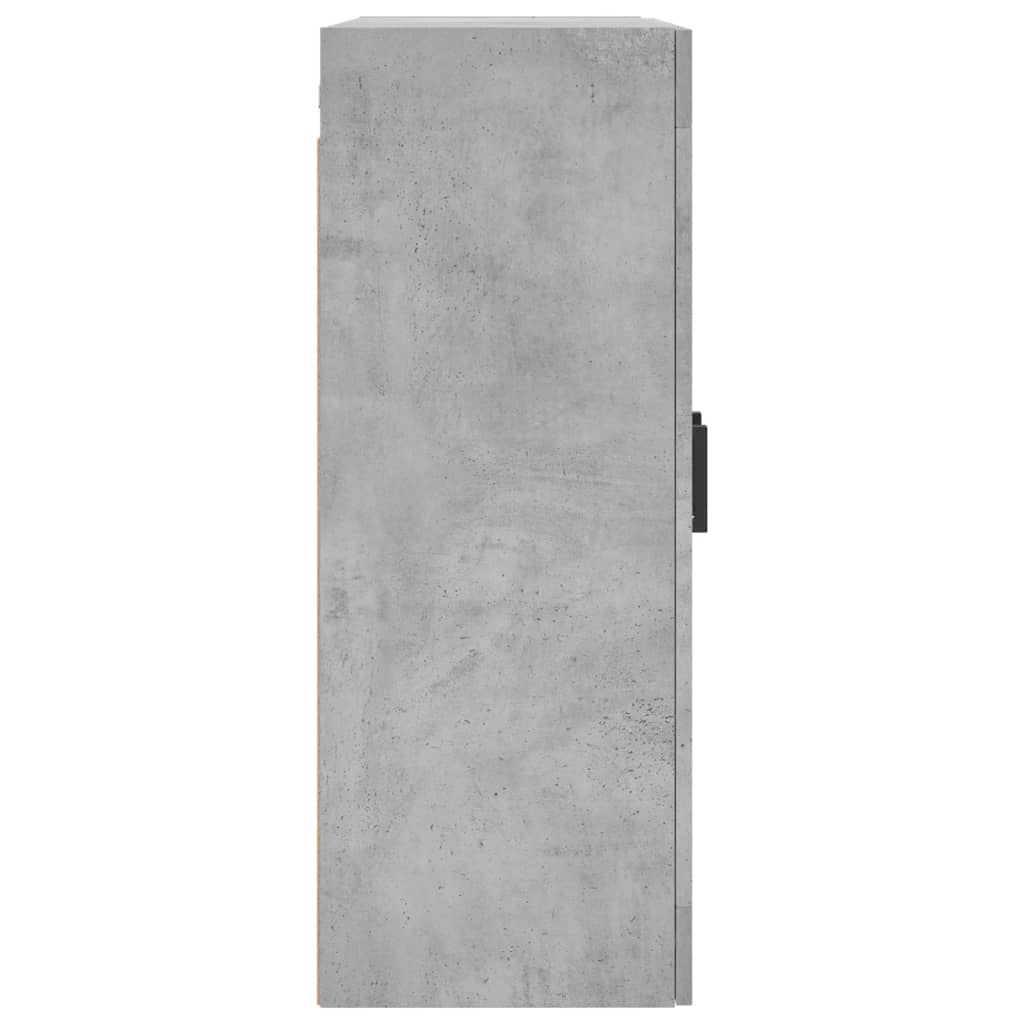 vidaXL Armoires murales 2 pcs gris béton bois d'ingénierie