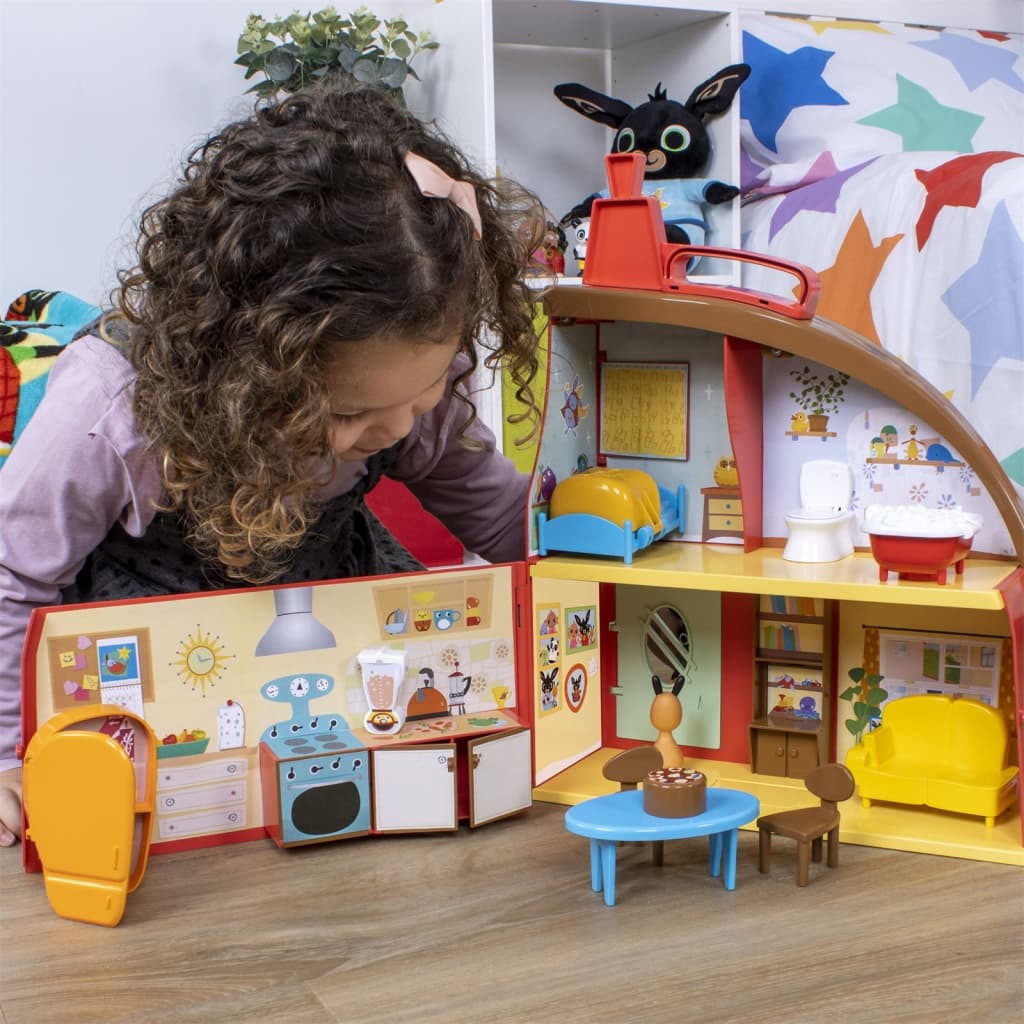 Bing Ensemble de maison jouet avec figurines jouet Multicolore