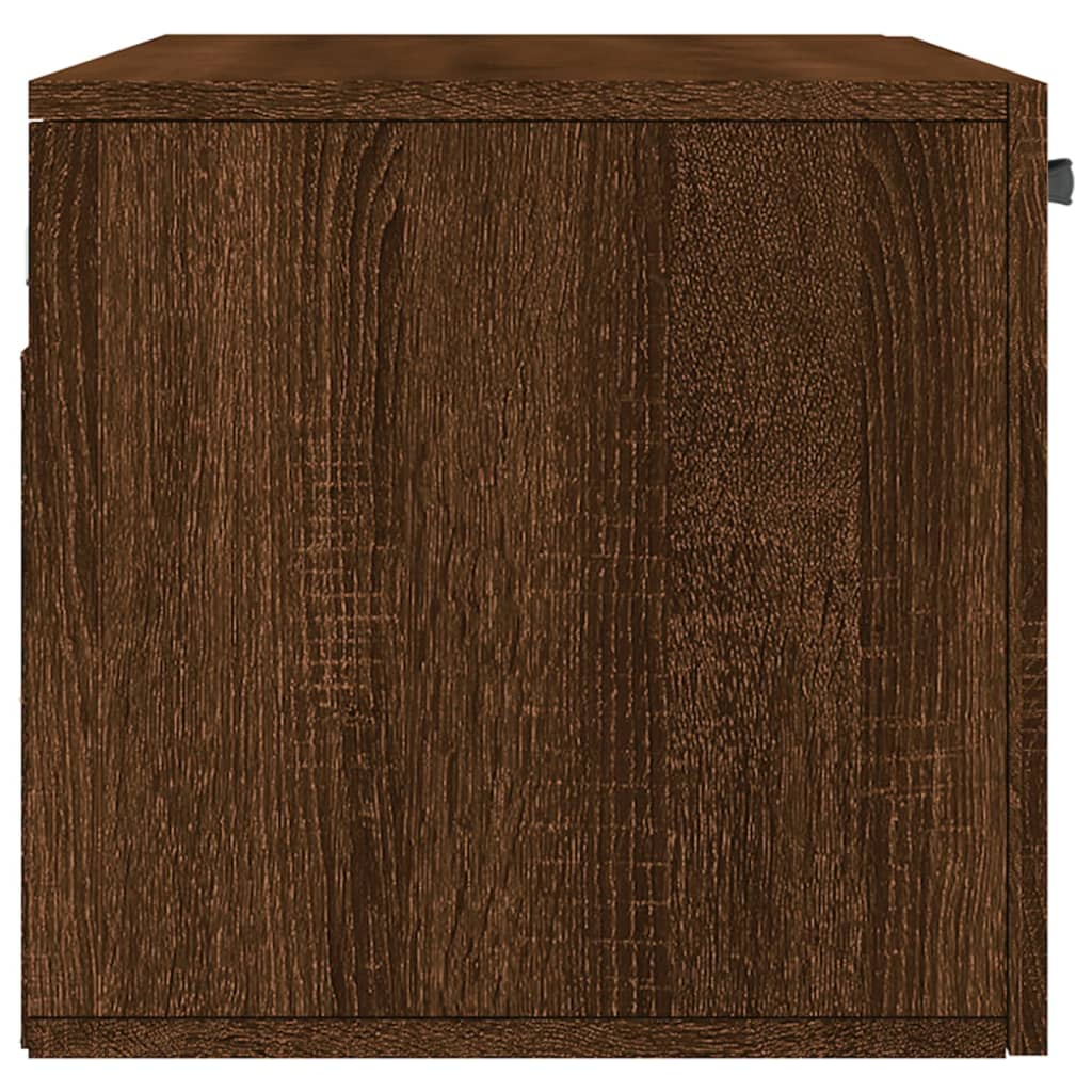 vidaXL Armoire murale chêne marron 80x36,5x35 cm bois d'ingénierie