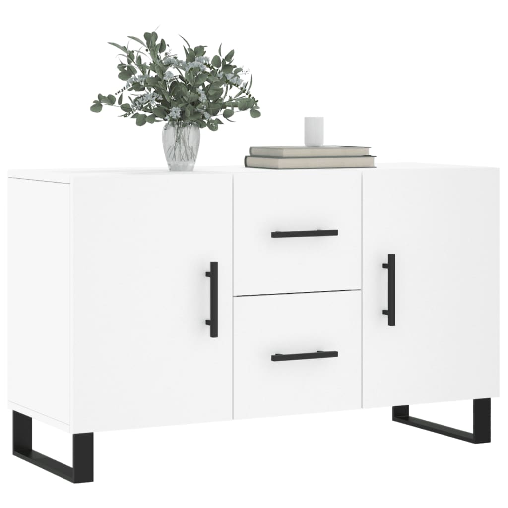 vidaXL Buffet blanc 100x36x60 cm bois d'ingénierie