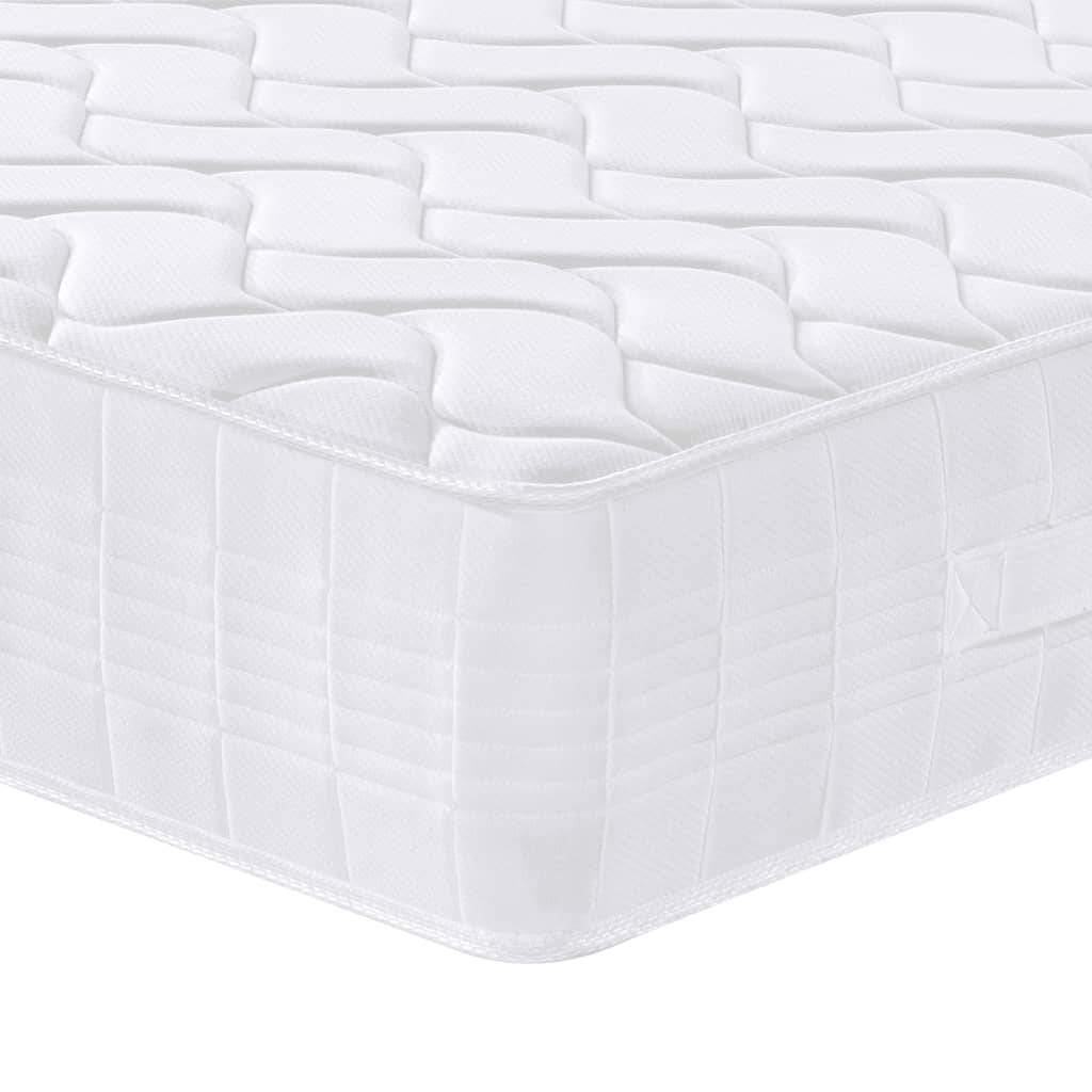 vidaXL Matelas à ressorts ensachés dureté moyenne 90x200 cm