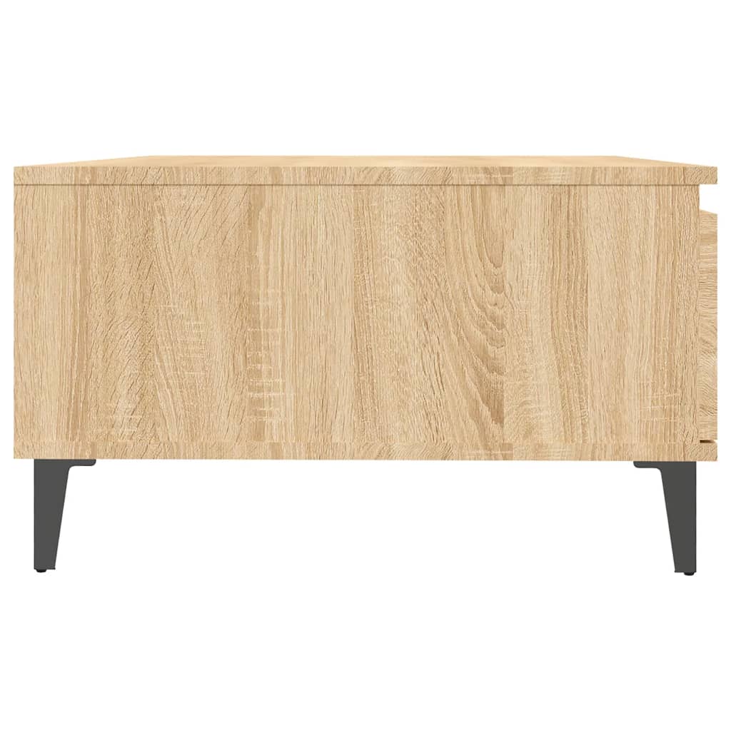 vidaXL Table basse chêne sonoma 90x60x35 cm bois d'ingénierie