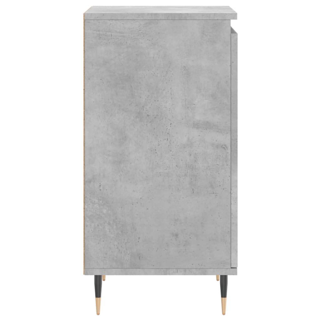 vidaXL Buffet gris béton 40x35x70 cm bois d'ingénierie