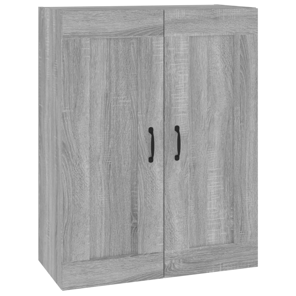 vidaXL Armoire murale suspendue Sonoma gris 69,5x32,5x90 cm