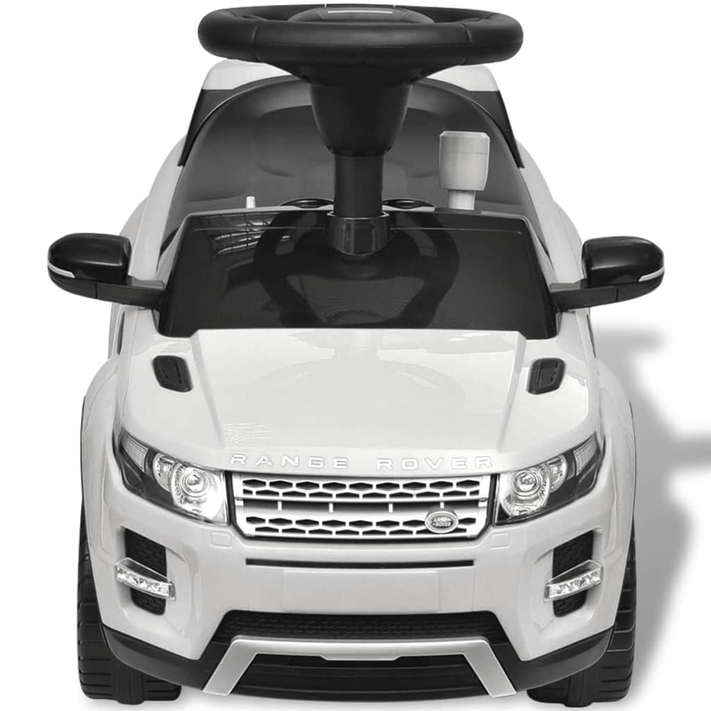 vidaXL Voiture à chevaucher jouet avec musique Land Rover 348 Blanc