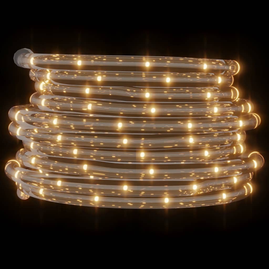 vidaXL Cordon lumineux avec 120 LED Blanc chaud 5 m PVC