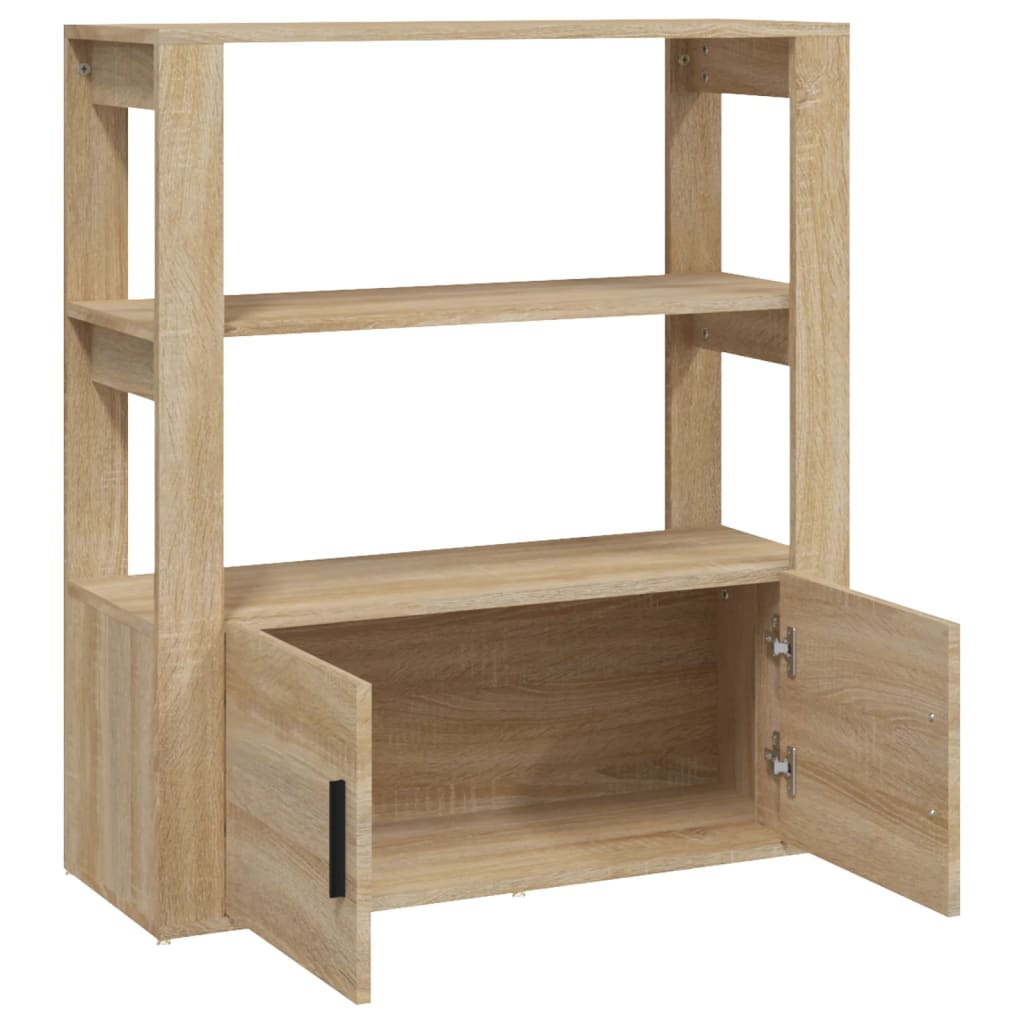 vidaXL Buffet Chêne sonoma 80x30x90 cm Bois d'ingénierie