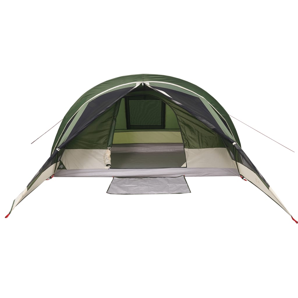 vidaXL Tente de camping de cabine 4 personnes vert imperméable