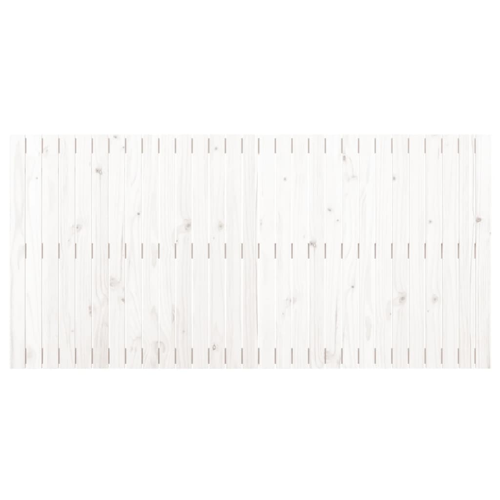 vidaXL Tête de lit murale Blanc 185x3x90 cm Bois massif de pin