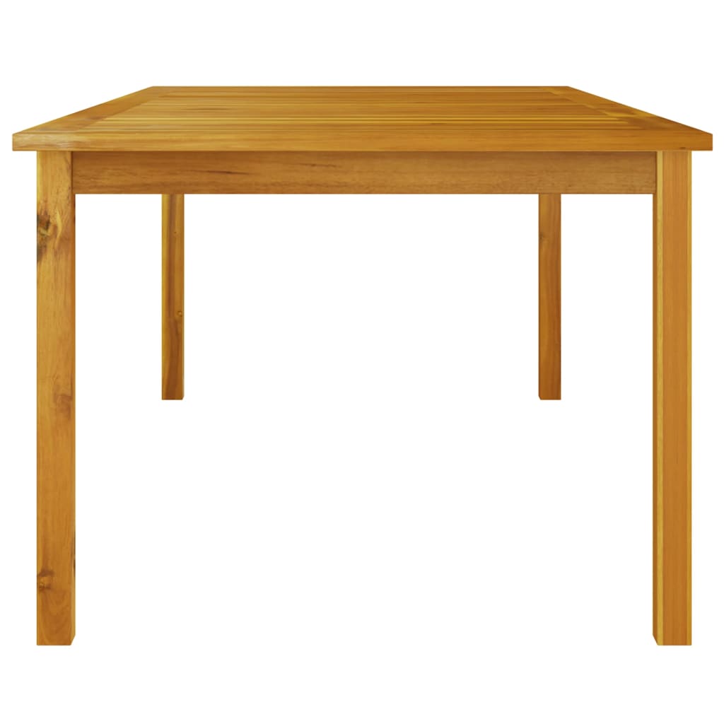 vidaXL Table de jardin 200x100x74 cm Bois d'acacia solide