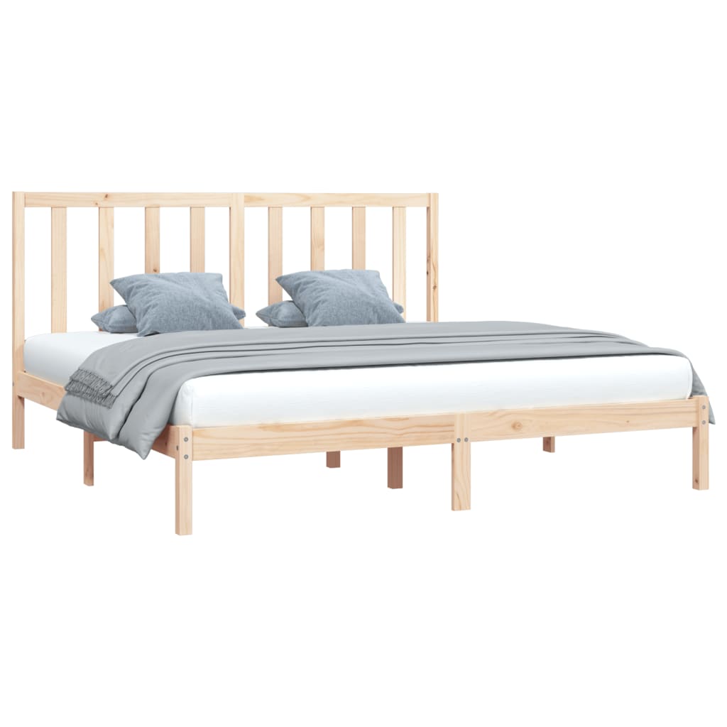 vidaXL Cadre de lit sans matelas bois massif de pin 200x200 cm