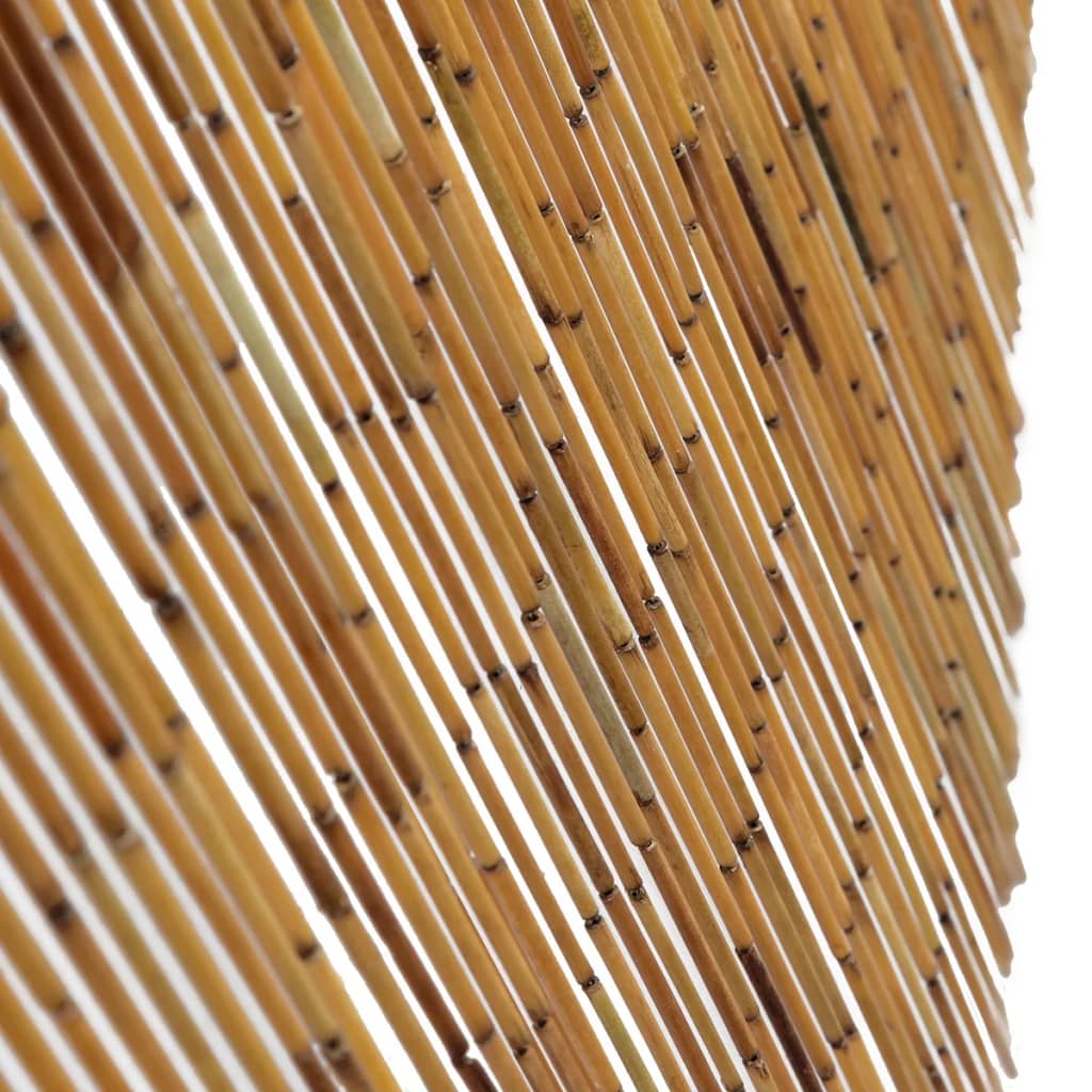 vidaXL Rideau de porte contre insectes Bambou 56 x 185 cm