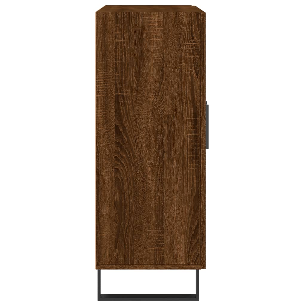 vidaXL Buffet chêne marron 69,5x34x90 cm bois d'ingénierie