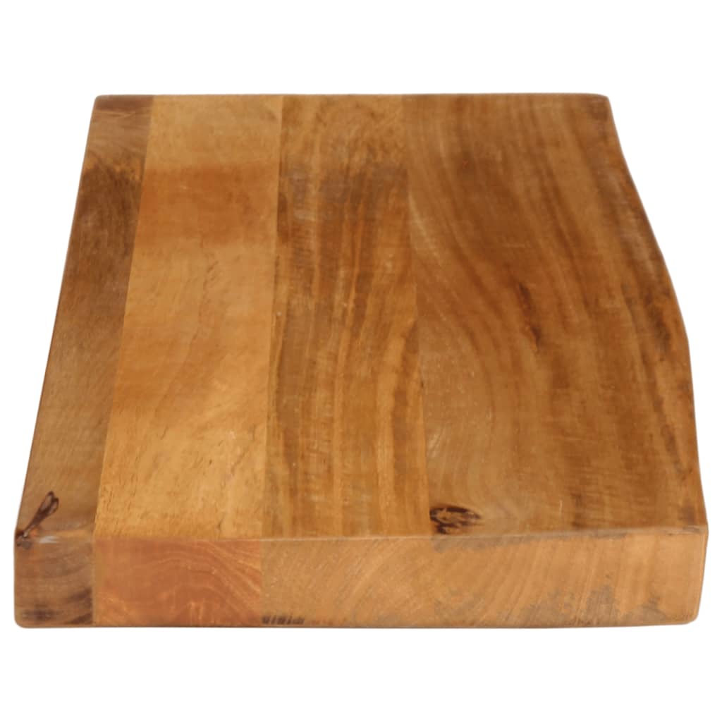 vidaXL Dessus de table à bord vivant 90x30x2,5 cm bois massif manguier