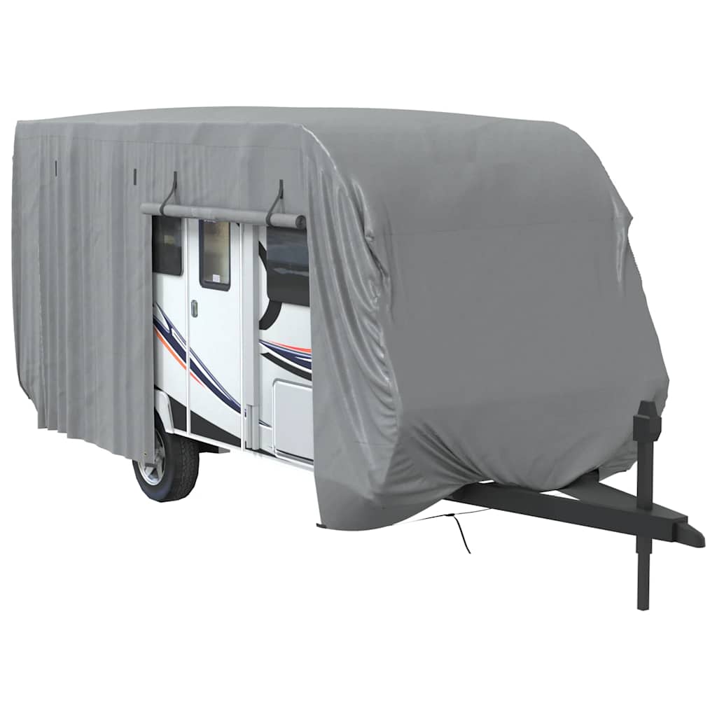 Housse De Caravane Gris VidaXL - 460x250x220 Cm, Tissu Non Tissé 3 Couches, Protection Toute Saison