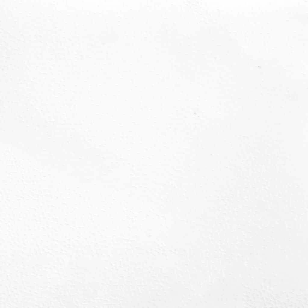vidaXL Cadre de lit Blanc 80x200 cm Similicuir