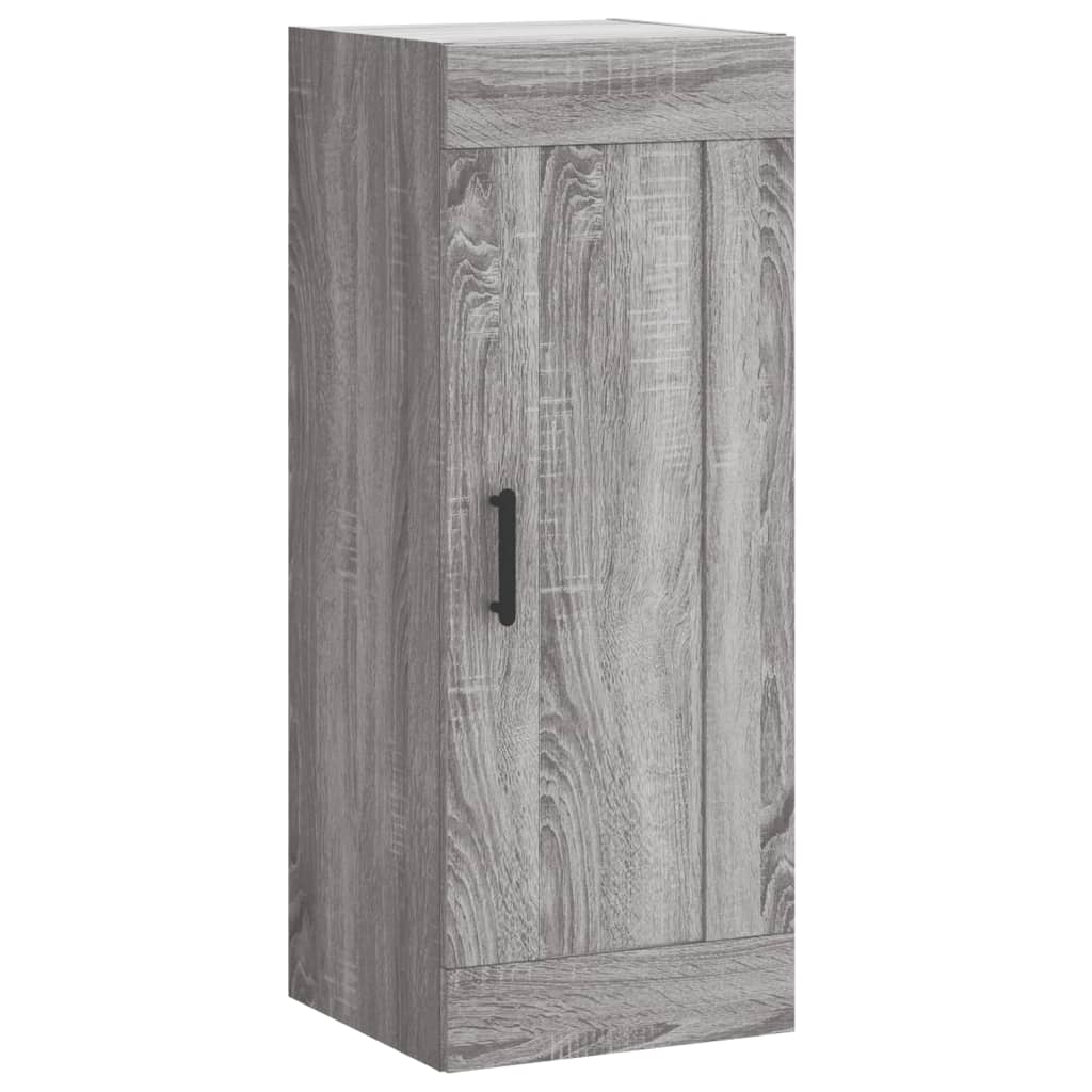 vidaXL Armoire murale sonoma gris 34,5x34x90 cm bois d'ingénierie