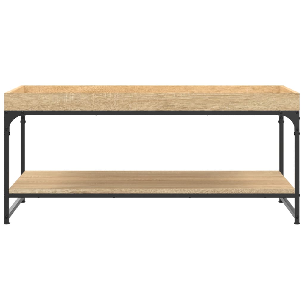 vidaXL Table basse chêne sonoma 100x49x45 cm bois d'ingénierie