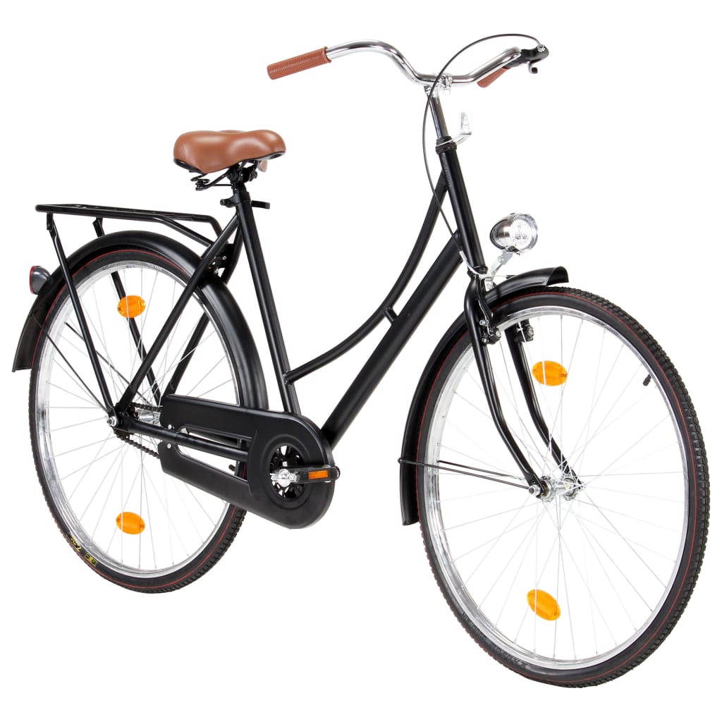 vidaXL Vélo hollandais à roue de 28 pouces 57 cm pour femmes
