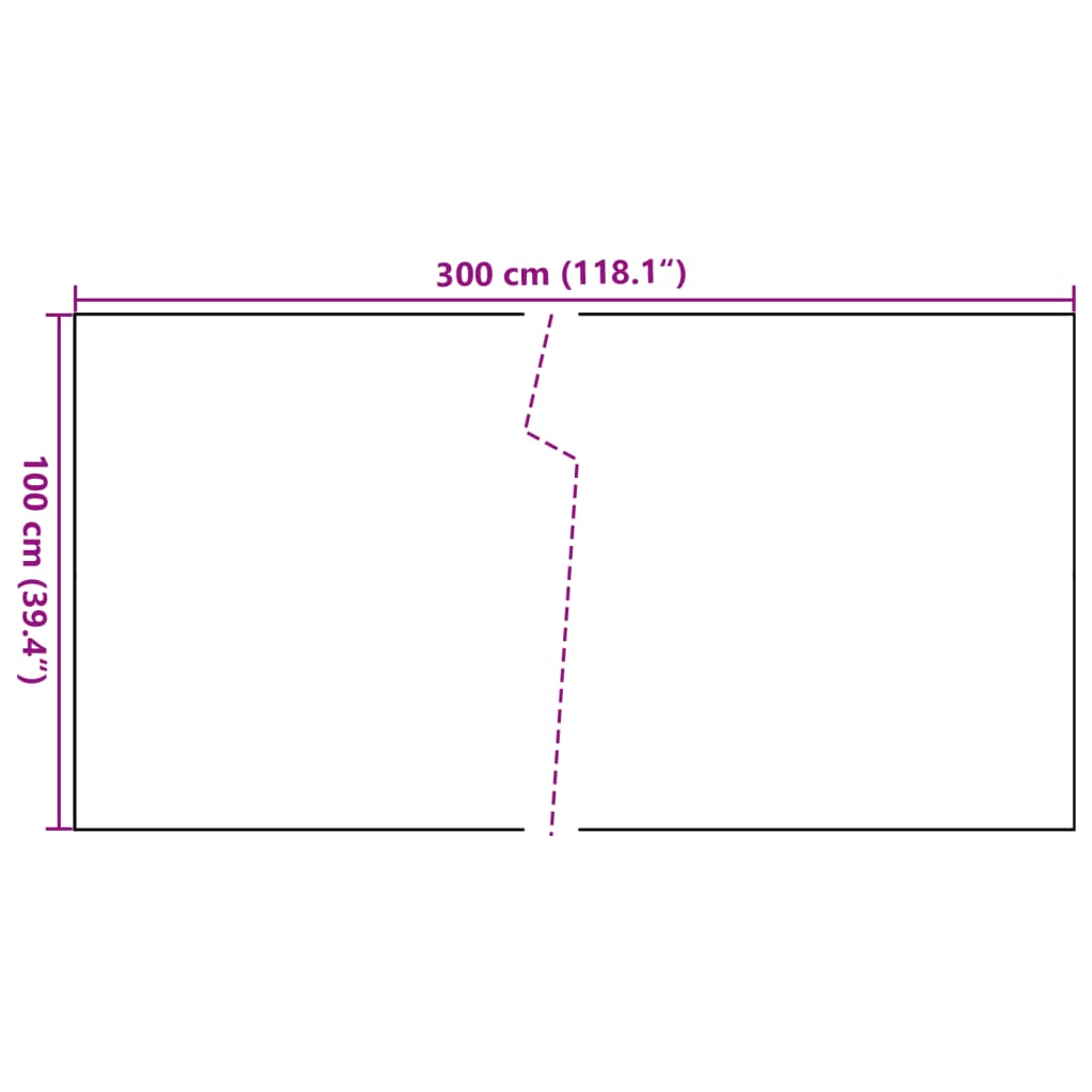 vidaXL Paravent de balcon anthracite 300x100 cm résine tressée