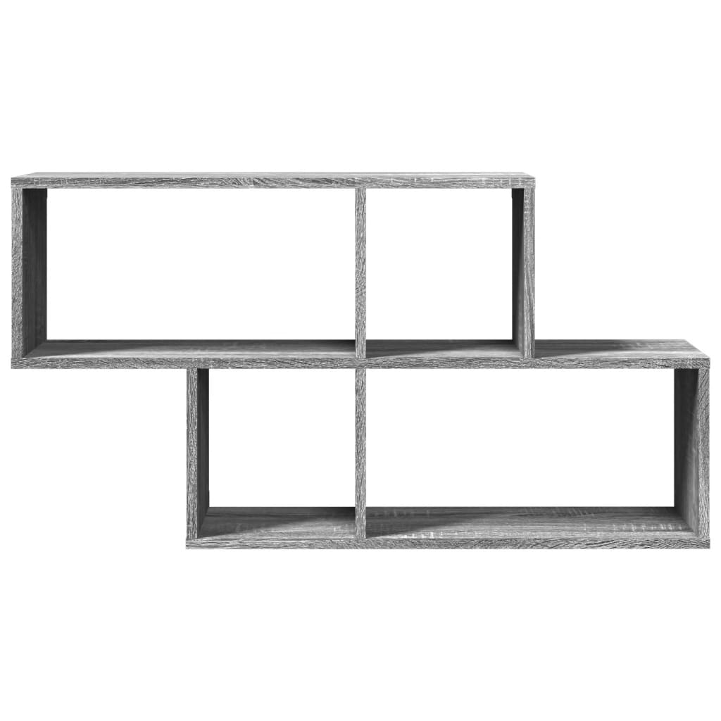 vidaXL Étagère murale sonoma gris 100x20x53 cm bois d'ingénierie