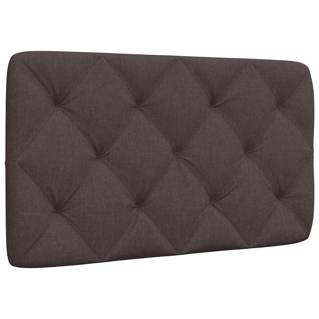 Coussin Tête De Lit Velours Gris 140cm - Rembourré Mousse - Bandes Auto-agrippantes - VidaXL