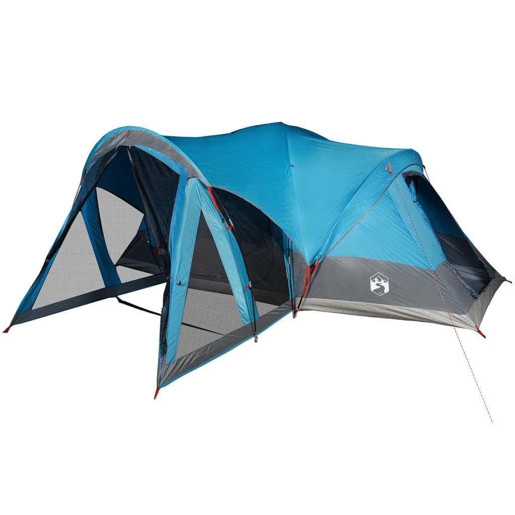 vidaXL Tente familiale tipi 8 personnes bleu imperméable