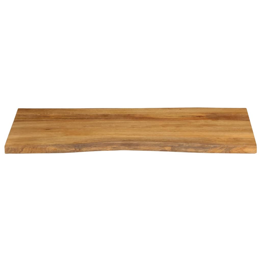 vidaXL Dessus de table 120x60x2,5 cm bord vivant bois massif manguier