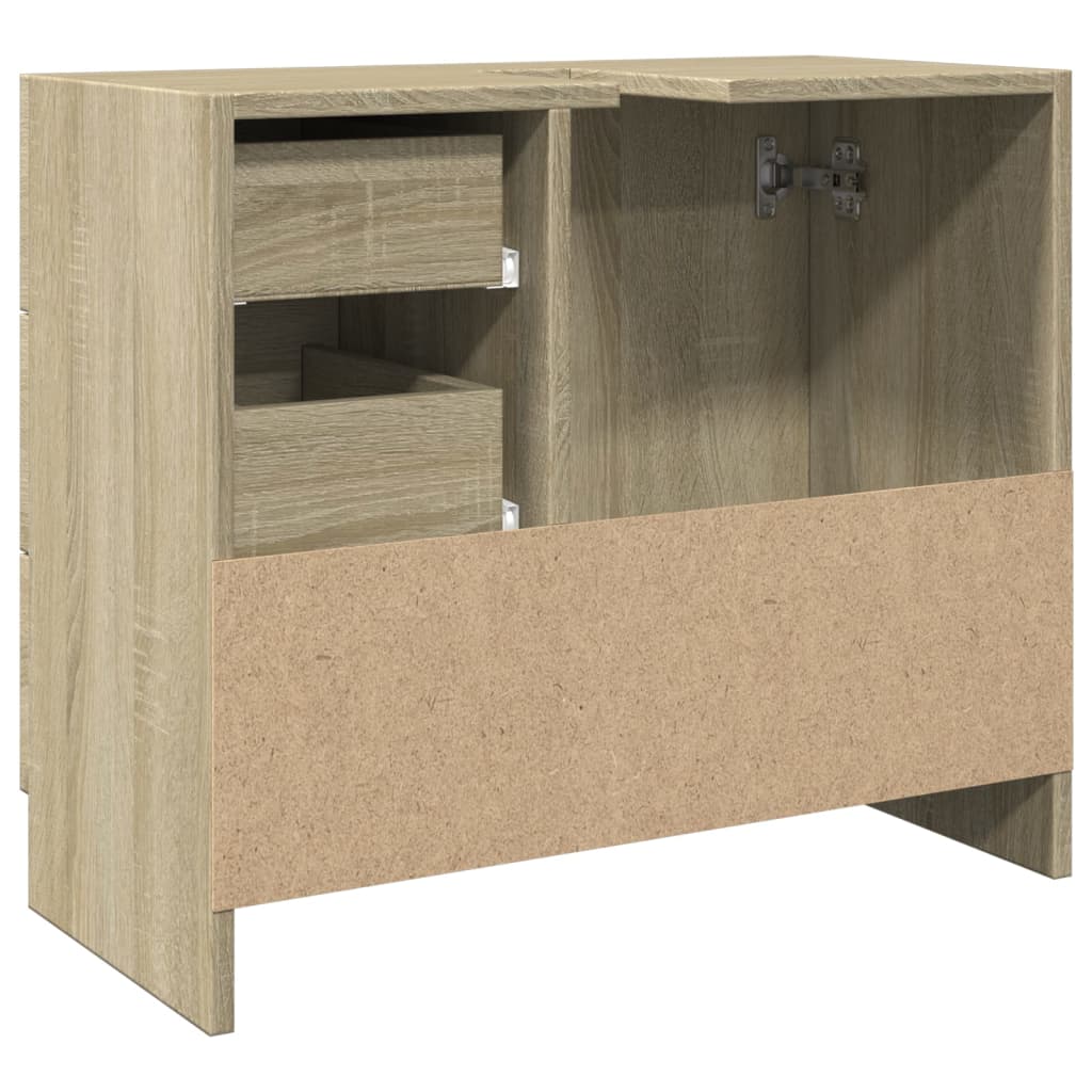 vidaXL Armoire d'évier Chêne sonoma 63x30x54 cm Bois d'ingénierie