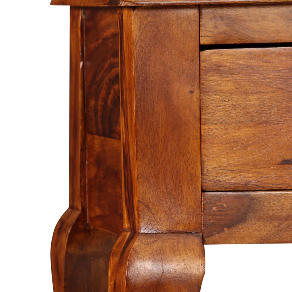vidaXL Table console Bois massif de Sesham 90 x 32 x 76 cm