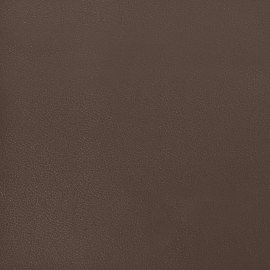 vidaXL Cadre de lit Marron 160x200 cm Similicuir