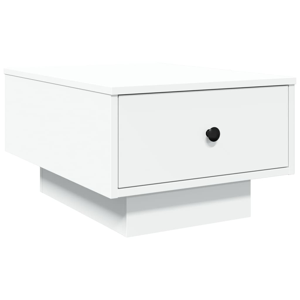 vidaXL Table basse blanc 60x45x31 cm bois d'ingénierie