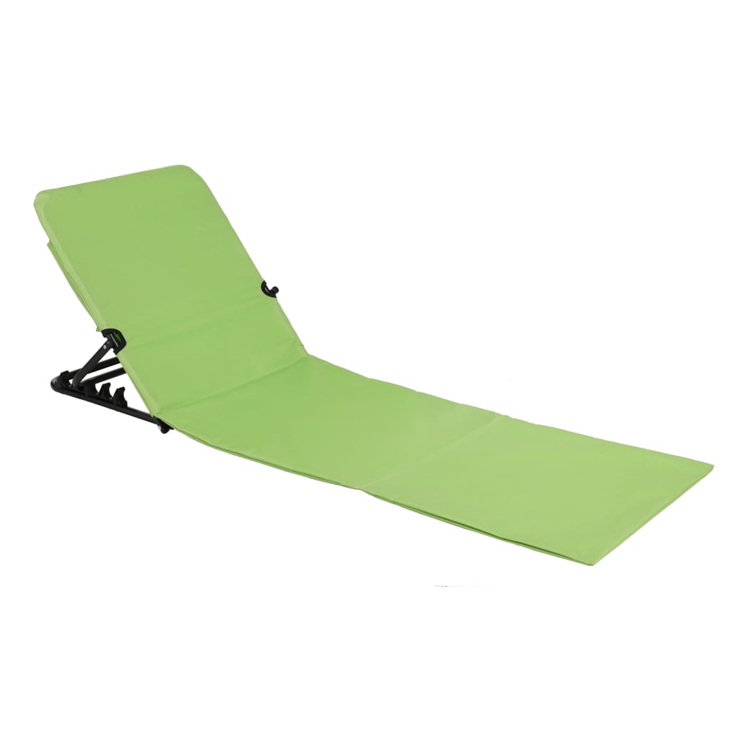 HI Chaise tapis de plage pliable PVC Vert