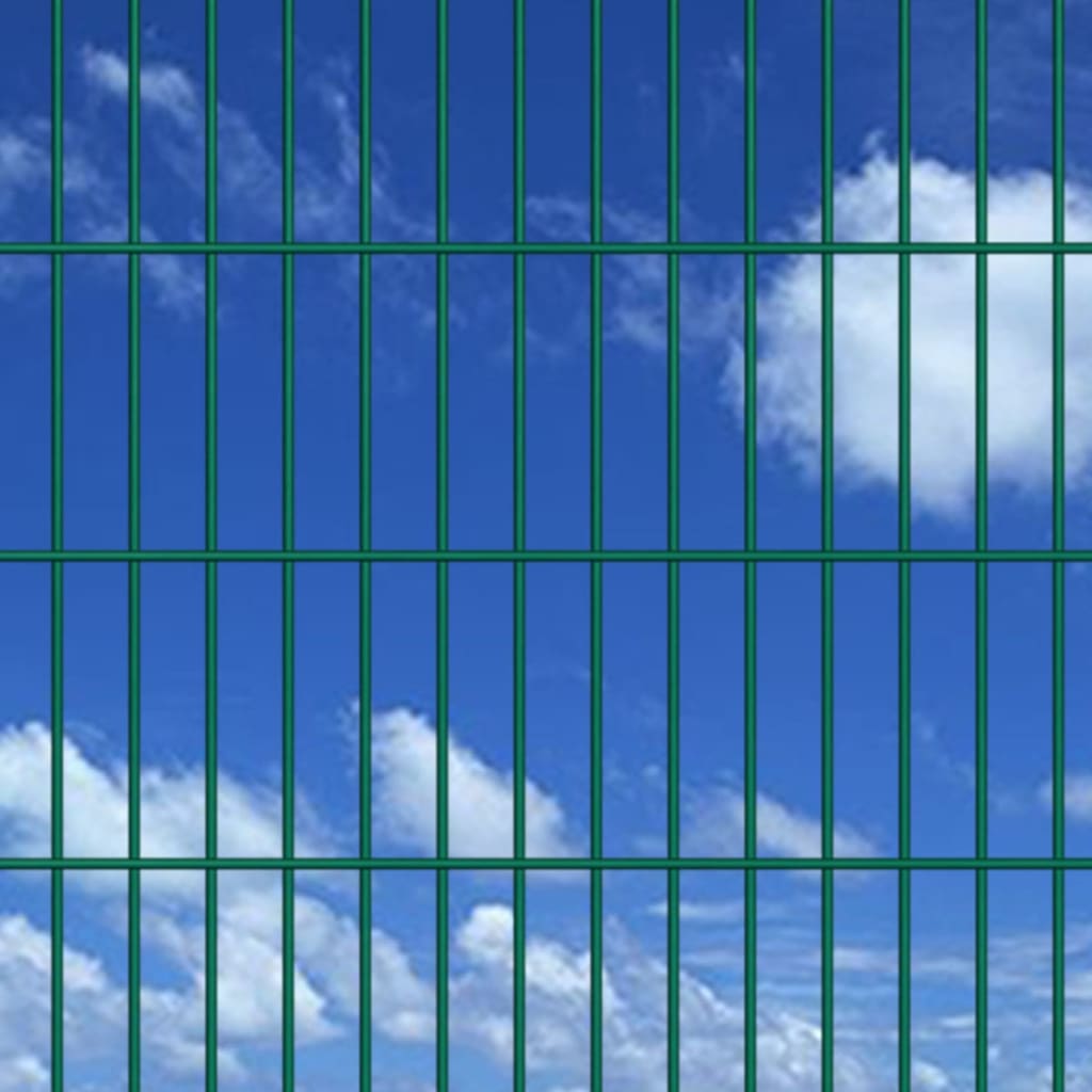 vidaXL Panneaux et poteaux de clôture 2D pour jardin 2008x1630 mm 24 m