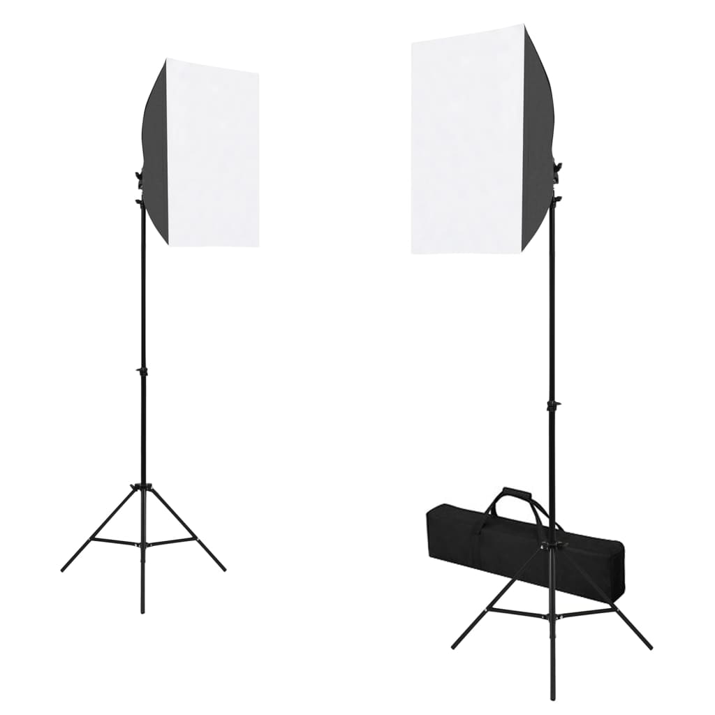 vidaXL Kit de studio photo avec boîte à lumière et réflecteur