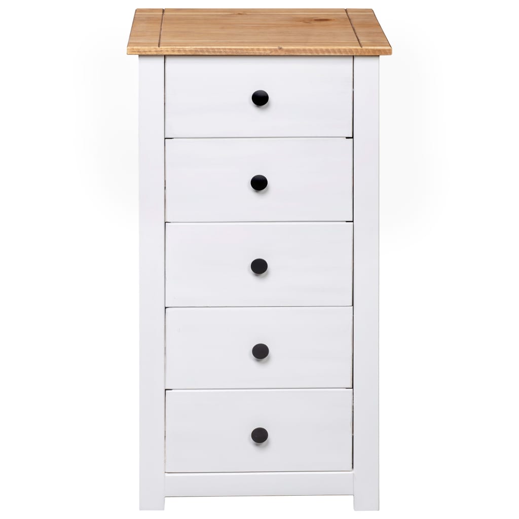 vidaXL Buffet Blanc 46x40x89 cm Pin Gamme Panama