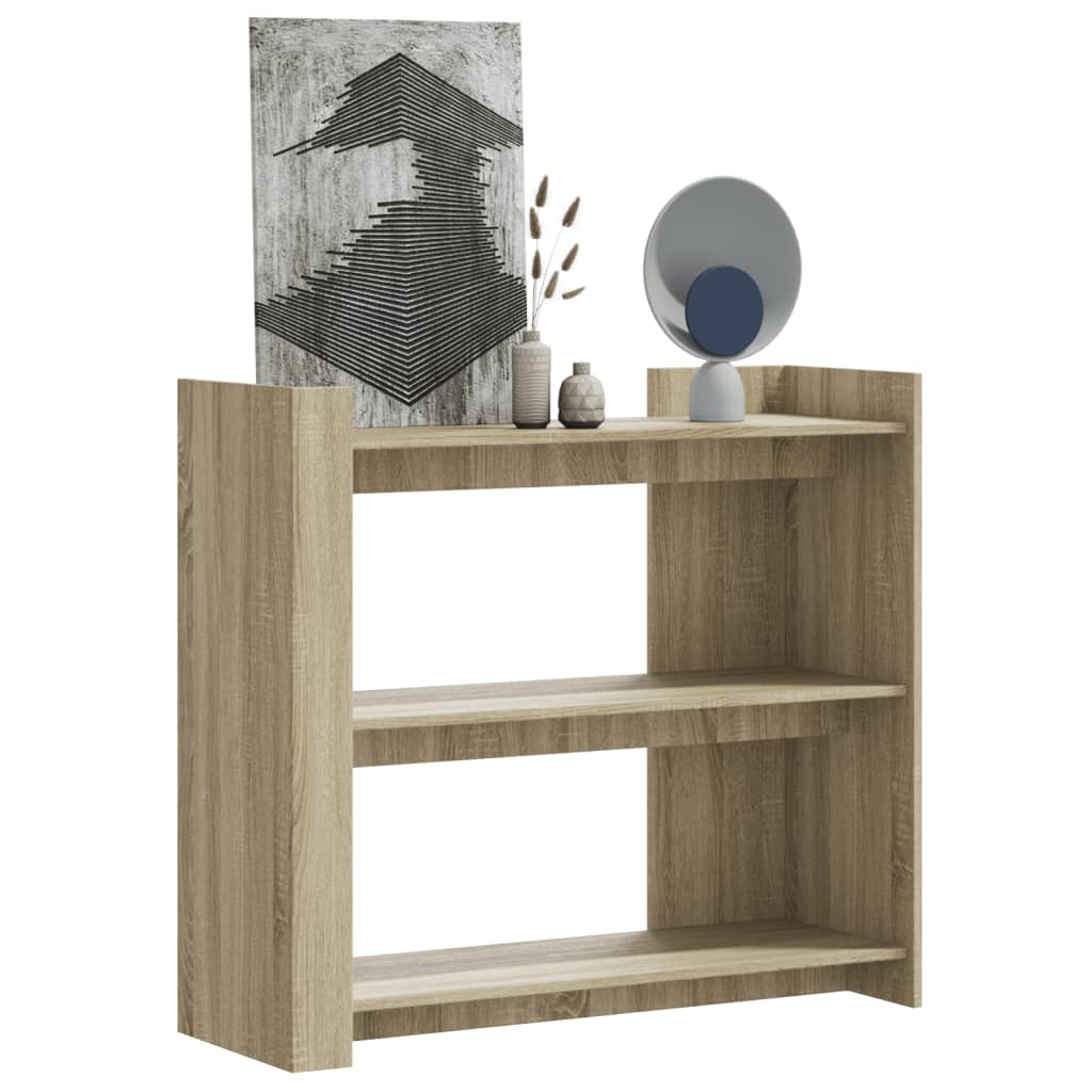 vidaXL Table console chêne sonoma 100x35x90 cm bois d'ingénierie