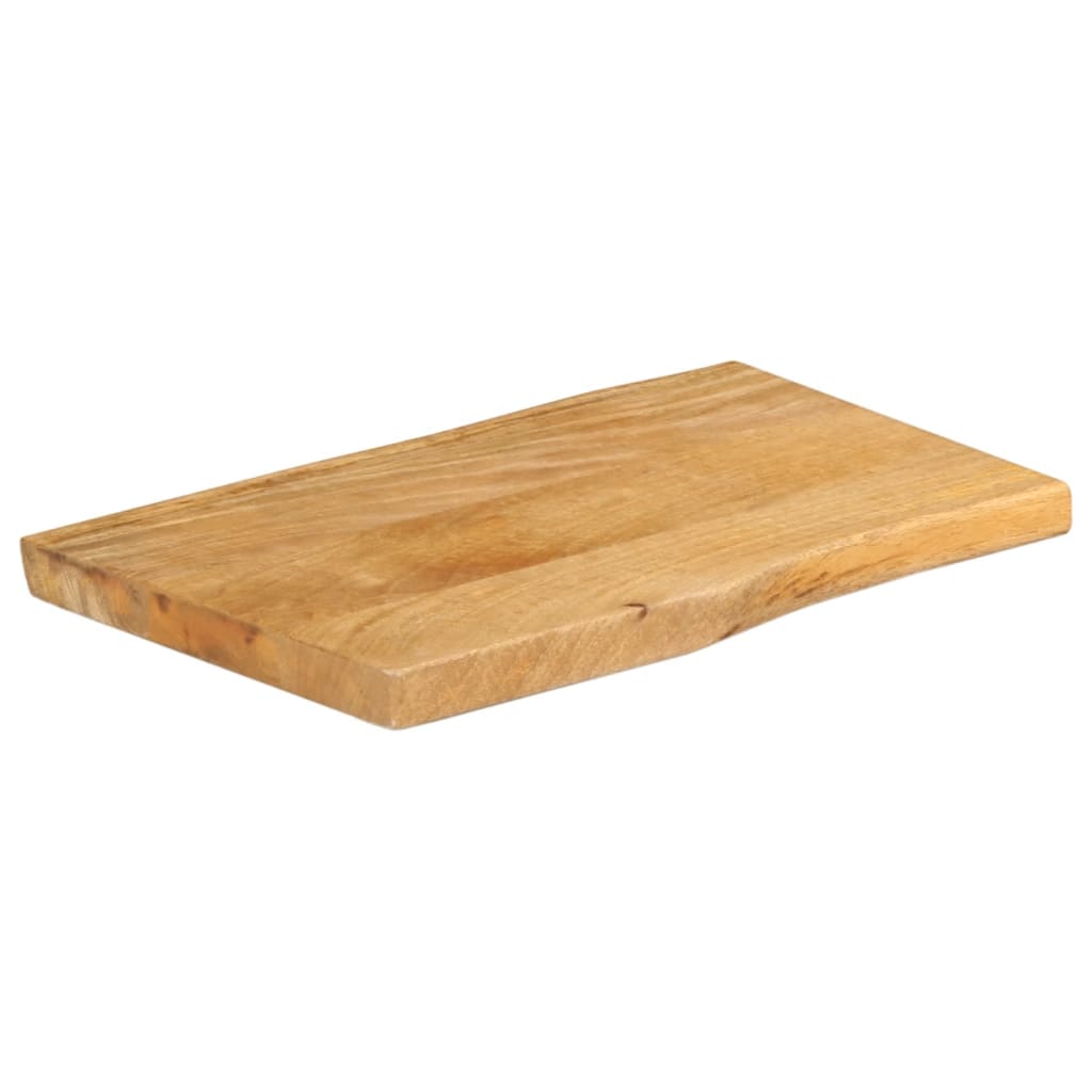 vidaXL Dessus de table 60x40x3,8 cm bord vivant bois massif manguier